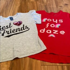 Two pack girls t-shirts.